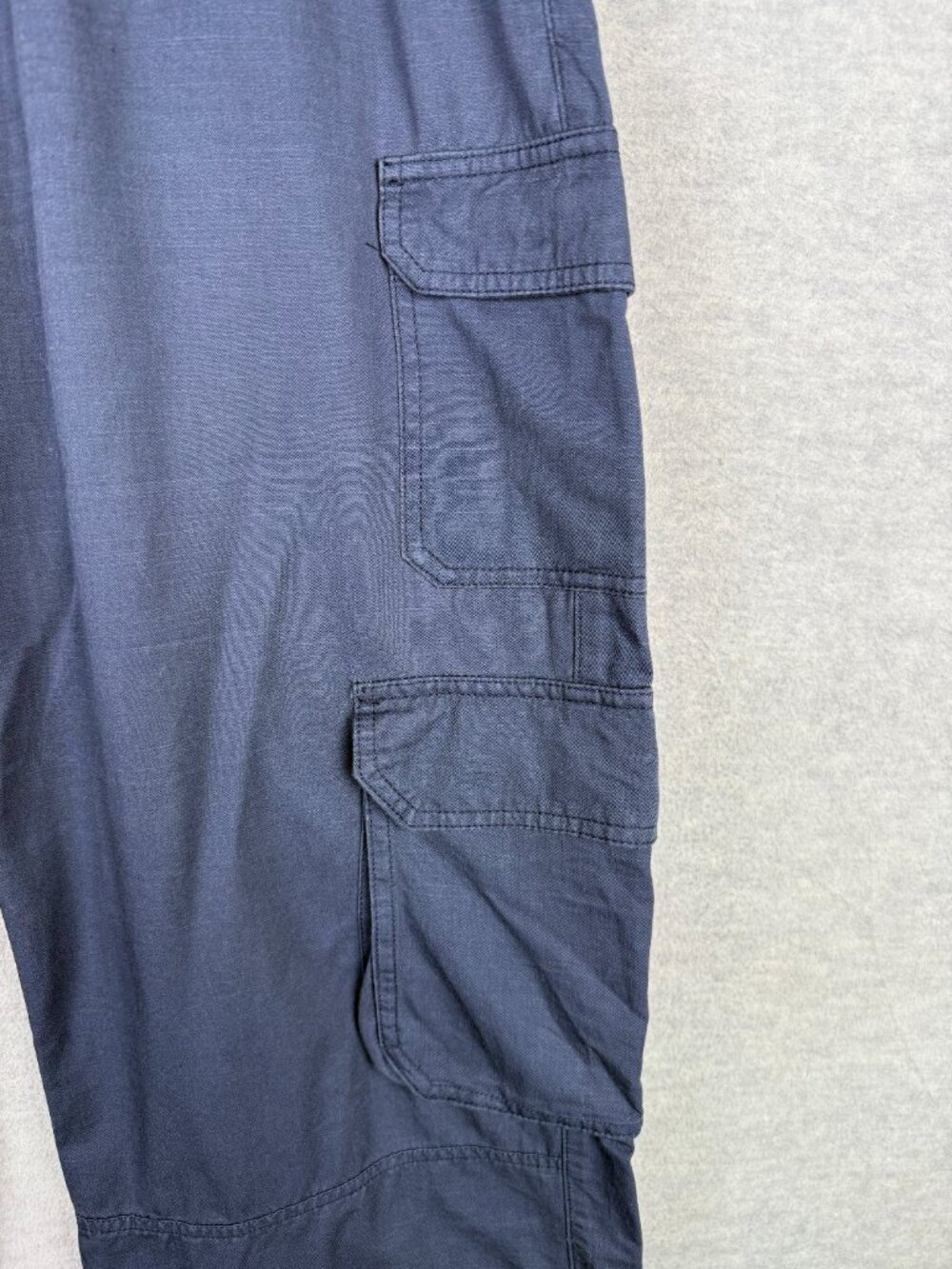 Old Navy Women's XL Drapey Cargo Pants Blue Wide Leg Pull On Drawstring Mid-Rise - Picture 5 of 14